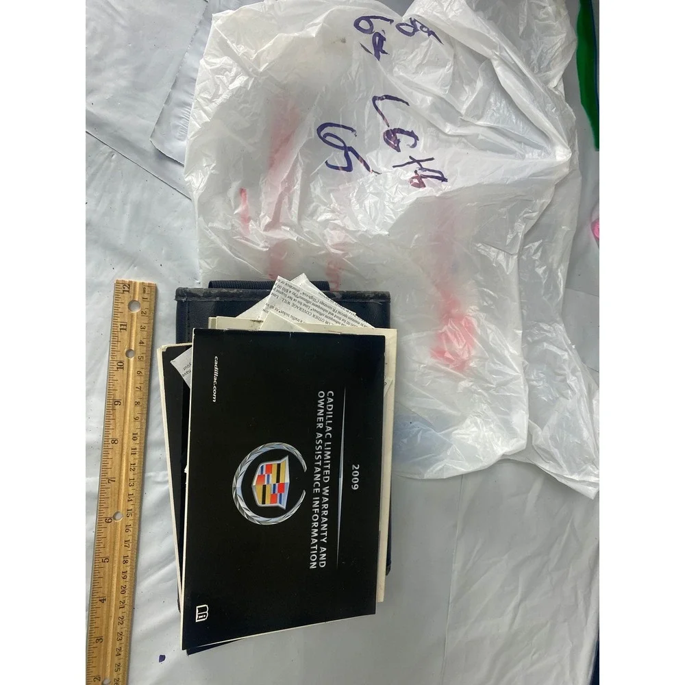 2009 Cadillac CTS CTS-V Owner's Manual‎ Set w/ Black Leather Case OEM GM